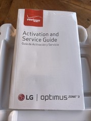 LG Optimus Zone 3 VS425PP Verizon Wireless Prepaid Smartphone 4.5&Prime; 4G LTE Black