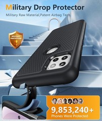 Motorola One 5G Ace Case Heavy Duty Shockproof Bumper Phone,Military Protection