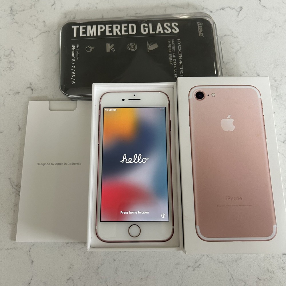 Apple iPhone 7 – 32GB – Rose Gold (Pink) Consumer Cellular