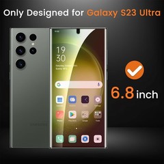 2PCS Gradient Color Privacy Screen Protector for Samsung Galaxy S23 Ultra 6.8 In