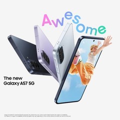 Samsung Galaxy A57 5G 12GB RAM, 256GB Factory Unlocked Smartphone Awesome Lilac