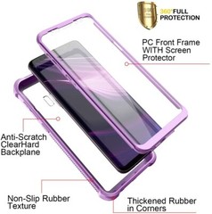 For Galaxy S9 Case with Screen Protector Military Grade 360 Full Body Case