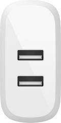 24W Dual Port USB-C Fast Charger Adapter for iPhone 16, iPad Pro, 6Ft Cable