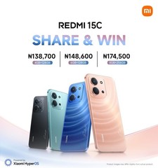 XIAOMI Redmi 15C 4G Factory Unlocked Dual SIM 6.9&Prime; 50MP LTE (128GB + 4GB) BK