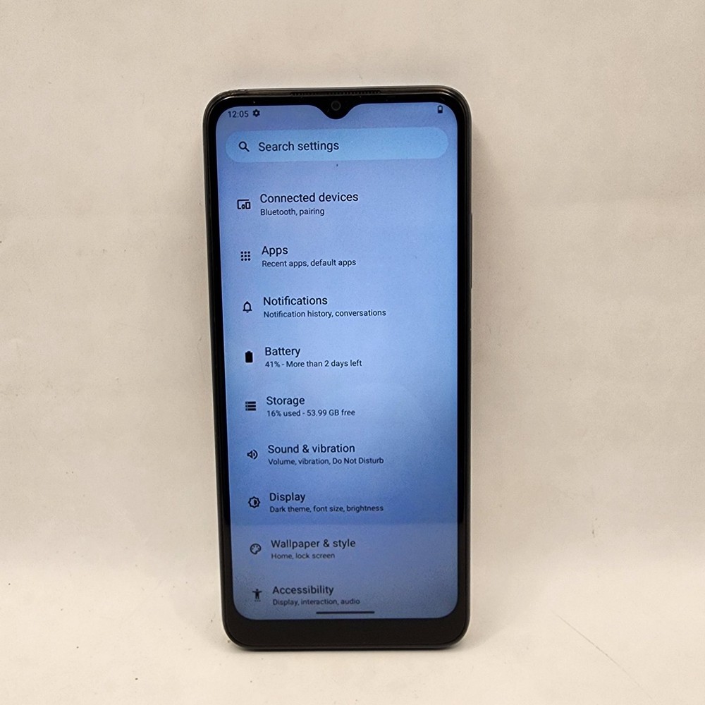 T-Mobile Revvl 6 5G TMAF025G 64GB Blue (T-Mobile/Unlocked) – No Metro