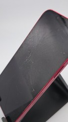 Apple iPhone 13 – 128 GB – (PRODUCT)RED (Unlocked)- Cracked Screen -Cracked Back