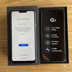 LG G7 ThinQ G710VM Fingerprint 64GB+4GB Unlocked 6.1&Prime; LTE Smartphone- New Sealed