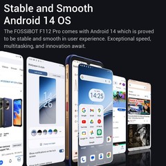 6.88 inch FOSSiBOT F112 PRO 5G Rugged Phone Android 14 Mobile Waterproof Global