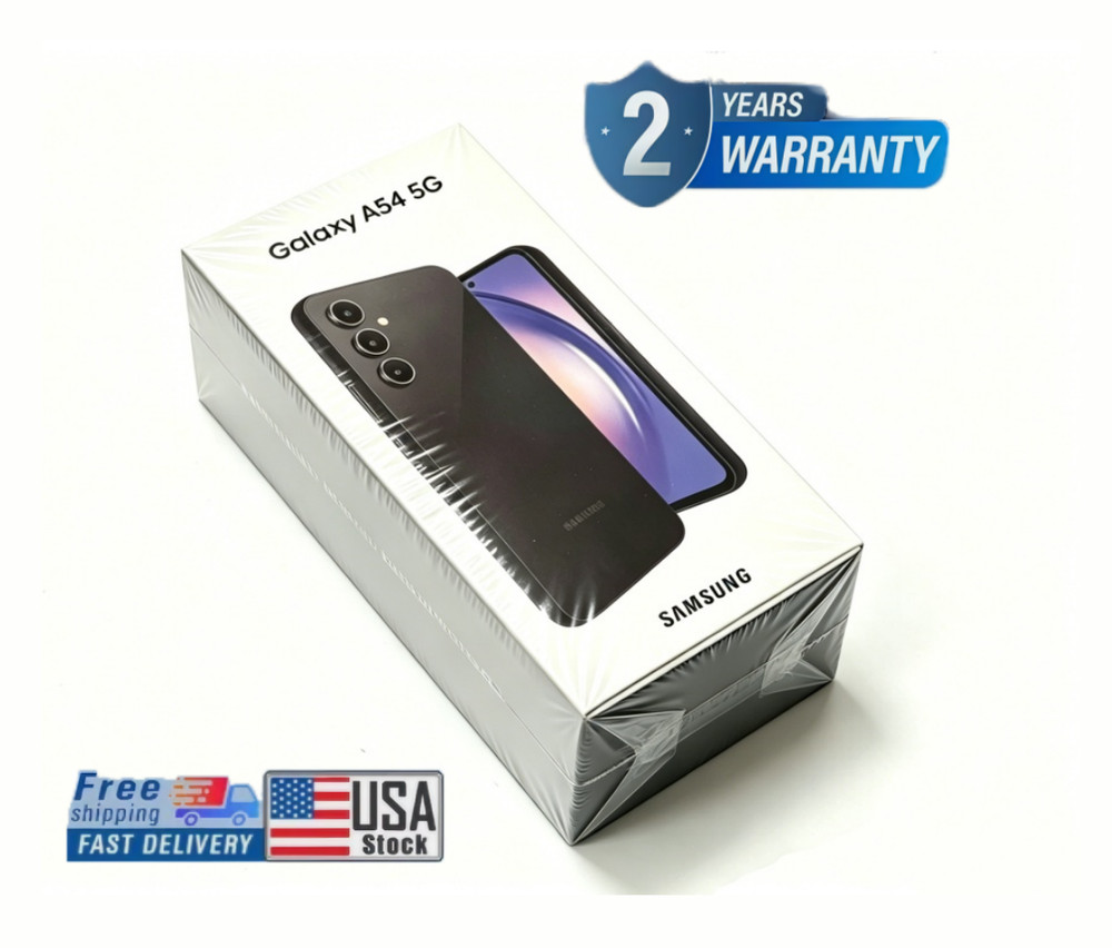 BRAND NEW Samsung Galaxy A54 5G A546U 128GB Factory Unlocked – Awesome Graphite