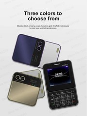 2.4 in Unlocked I19 2G Cell Phone Dual SIM Foldable Screen Rotation Mobile Phone