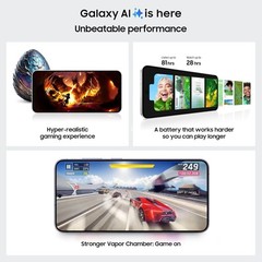 Samsung Galaxy S24 FE 5G (256GB) (8 GB RAM) Smartphone Factory Unlocked