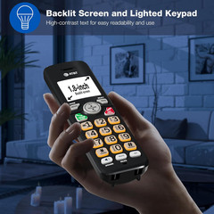 3-Handsets Landline Home Phone with Caller Id/Call Waiting, Cordless Phone DECT