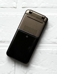 CASIO CA001 au KDDI Japanese Flip Phone Brown Retro Keitai