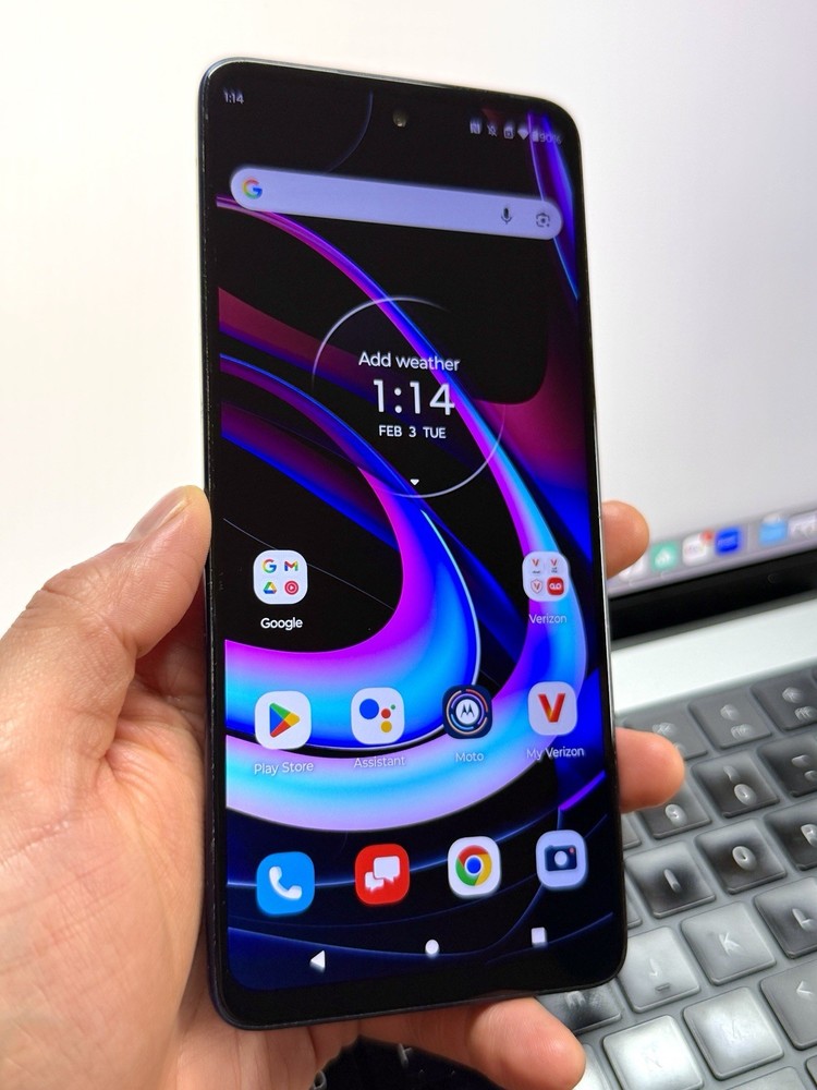 Original Motorola Moto Edge 5G (XT2141) Verizon 256GB Blue -Smartphone-OPEN BOX