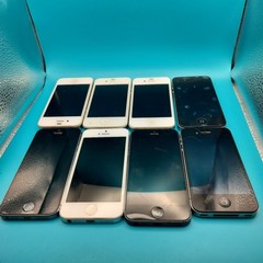 Apple IPhone Lot 8 Smartphones Mixed Models Parts Repair As Is Read Description