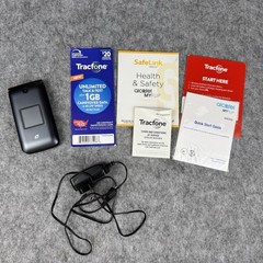 Alcatel MyFlip 4G LTE No-Contract Prepaid Basic Flip Phone TracFone (A405DL) EUC