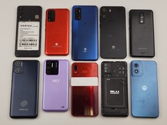 **BULK SMARTPHONE PARTS / REPAIR LOT of 10 DEVICES** Mixed Brands & Carriers