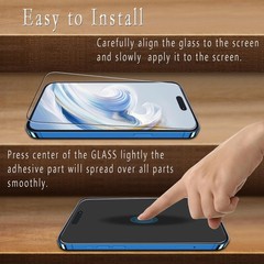 2PCS Screen Protector for iPhone 15 Pro Max 6.7 Inch Tempered Glass Anti Scratch
