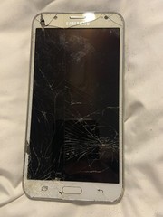 Samsung Galaxy J7 SM-J700T1 Cellphone Smartphone White Android for Parts Cell