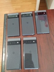 Lot of 5 Google Pixel 6 Pro 128GB For parts