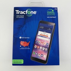 TracFone LG Journey 4G LTE Prepaid Smartphone (Locked) Black 16GB, SIM – UNUSED