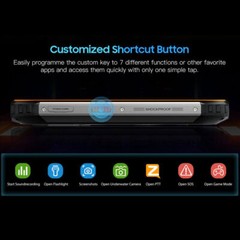 Blackview BV9300 4G LTE 6.7&Prime; Rugged Cell Phone Android Mobile Measuring Outdoor