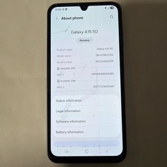 Samsung Galaxy A15 5G – 128 GB – Blue Black (Unlocked) Dual Sim.read Description