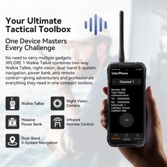 Blackview XPLORE 1 Walkie Talkie 5G AI Rugged Smartphone 48GB+512GB 20000mAh NFC