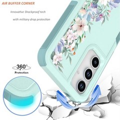 Samsung Galaxy A35/A55 5G Case – Cute Floral Design, Slim Soft TPU Bumper, Shock