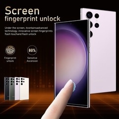 New 24 Ultra 128GB Unlocked Cell Phone Dual SIM Smartphone Android Cheap Phone