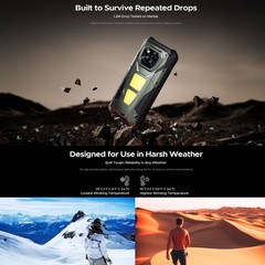 6.78&Prime; DOOGEE V Max LR 5G Rugged Phone Android 15 Mobile Waterproof Rangefinder
