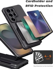 For Samsung Galaxy S26 Ultra Case Wallet Heavy Duty ArmorShockproof Rugged Cover