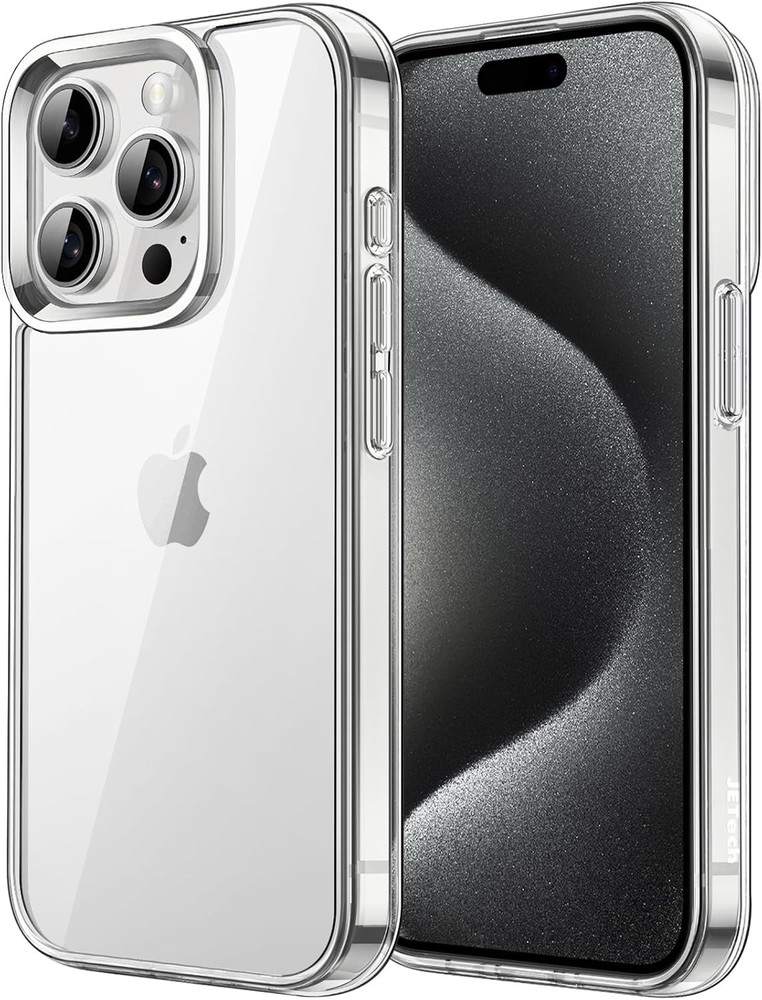 Case for iPhone 15 Pro Max 6.7-Inch, Non-Yellowing Shockproof Bumper Cover, Clea