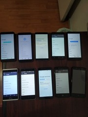 Lot of 10 Mixed Brand LG/WIKO/alcatel and other 16GB Smartphone