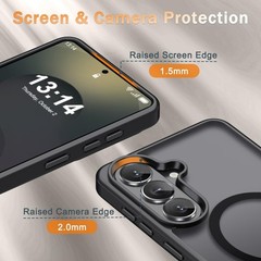For Samsung Galaxy S26+ Plus Case Matte Magnetic Phone Cover 1x Screen Protector