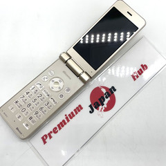 Sharp AQUOS Keitai SH-01J Gold Flip Phone Unlocked SIM Free Used & Tested Japan