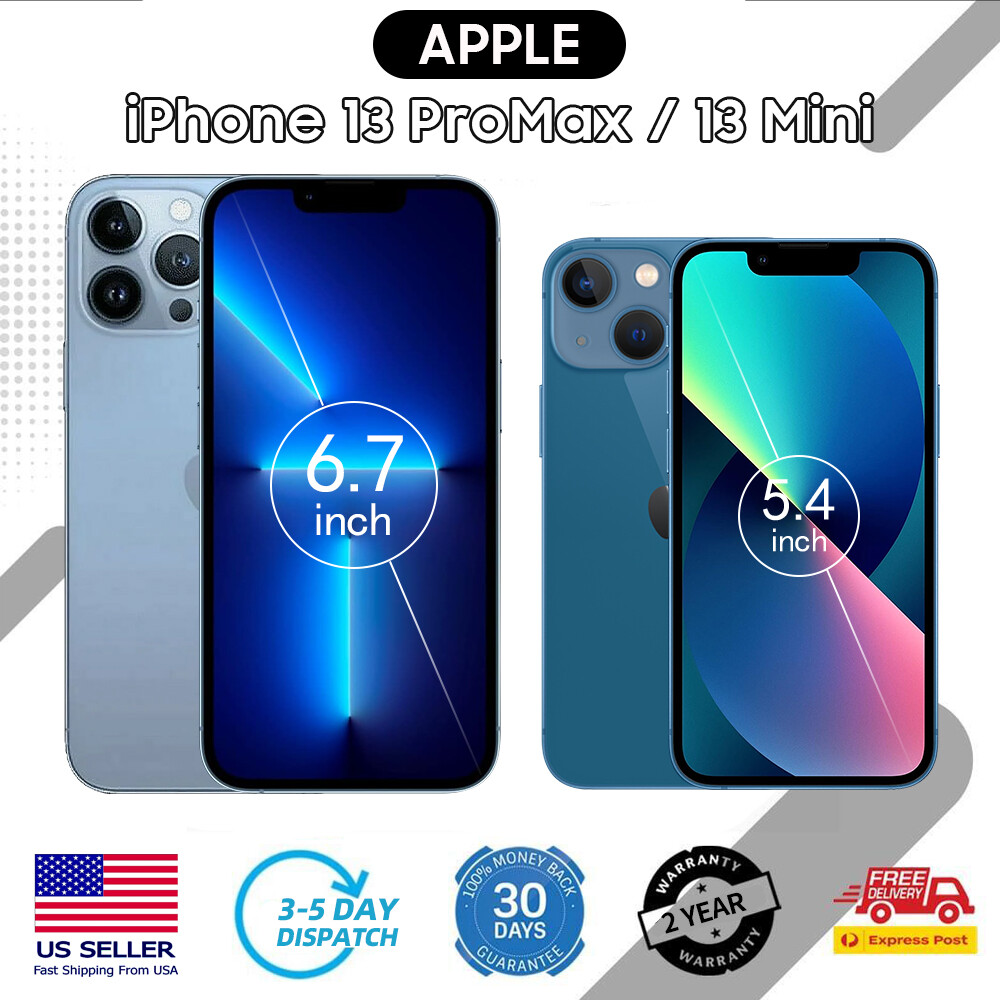 🆕New Apple iPhone 13 PRO MAX/13 MINI 128GB 256GB A2176 A2484 Factory Unlocked🆕