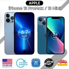 New Apple iPhone 13 PRO MAX/13 MINI 128GB 256GB A2176 A2484 US Factory Unlocked
