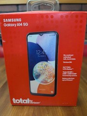 Samsung Galaxy A14 5G 64GB Black (Total by Verizon) Prepaid Smartphone NEW