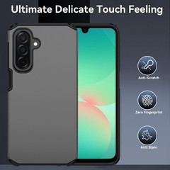 Shockproof Silicone Armor Case for Samsung Galaxy A17 5G w/ HD Screen Protector