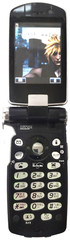 NTT Docomo FOMA P900iV Cloud Black Final Fantasy Flip Phone Japan Tested