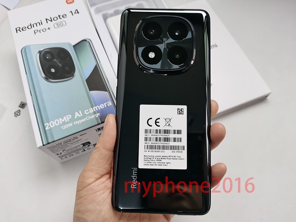 Sealed – Xiaomi Redmi Note 14 Pro+ 5G Global Unlocked 200MP 6.67&Prime; Smartphone