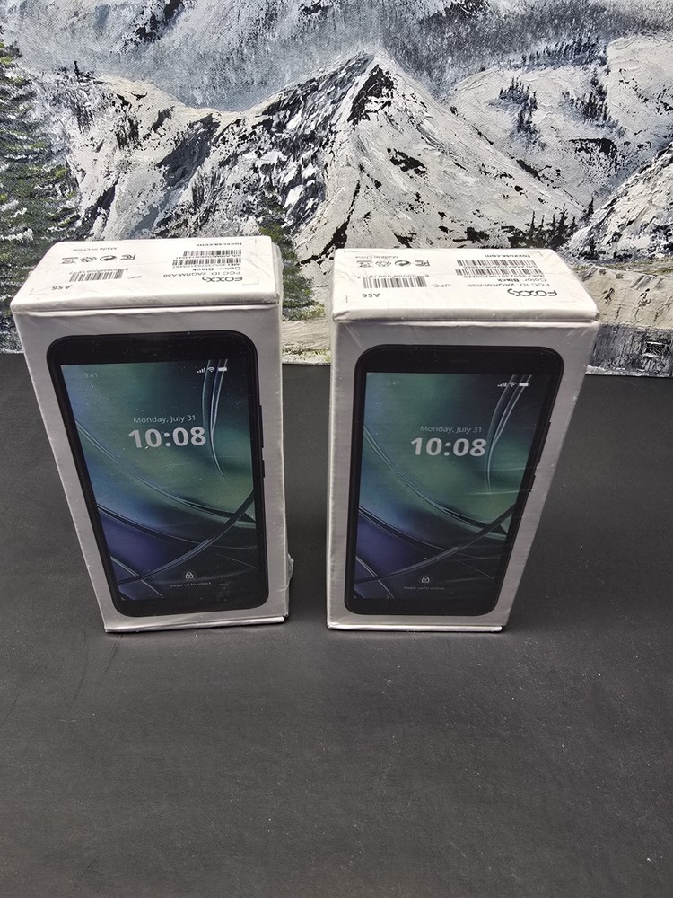 NEW Foxx A56 SMART PHONE Black Android Phone- Unlocked SEALED