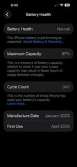 Apple iPhone 16 Plus 256GB Ultramarine 97% Battery Health Unlocked Phone