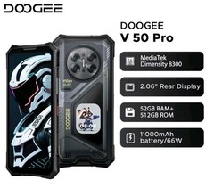 DOOGEE V50 PRO 5G Rugged Smartphone 52GB+512GB 200MP/Night VN 6.78&Prime; Dual Screen
