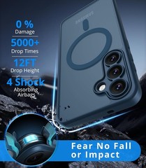 For Samsung Galaxy S25 FE Case w/ Military-Grade Protection, 1x Screen Protector