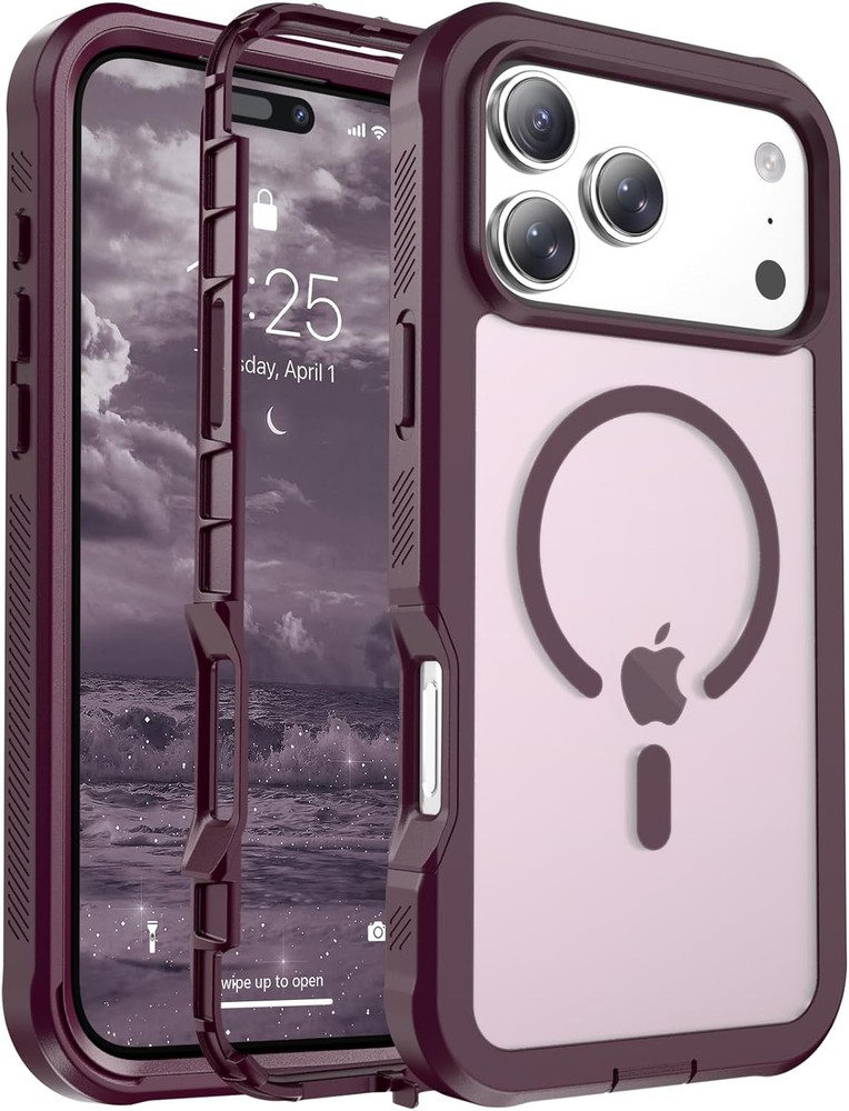 Magnetic for iPhone 17 Pro Max Case, Military Grade Drop Protection, Heavy Duty