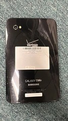 Samsung Galaxy Tab7” Black Not Turning on Tablet for Parts Only