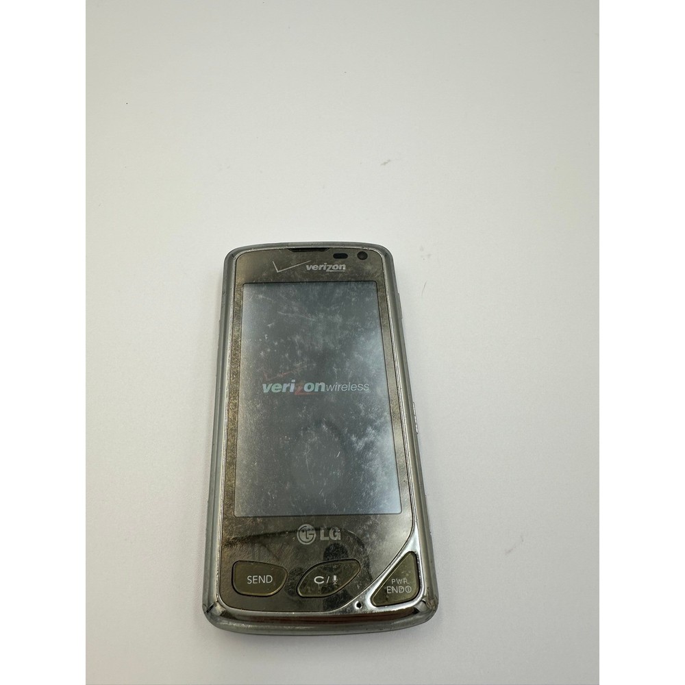 LG Dare VX9700 Verizon Wireless Cell Phone Purple Silver Retro Touchscreen