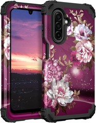 Heavy Duty Shockproof Protection Case for Samsung Galaxy A17 5G (6.7&Prime;) – Burgund